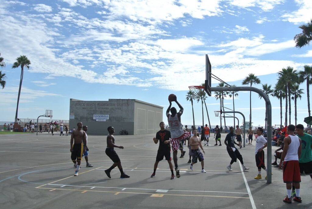 basket ball en plein air