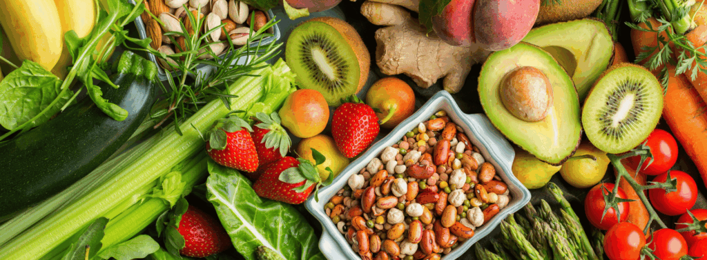 fruits et nourriture saine