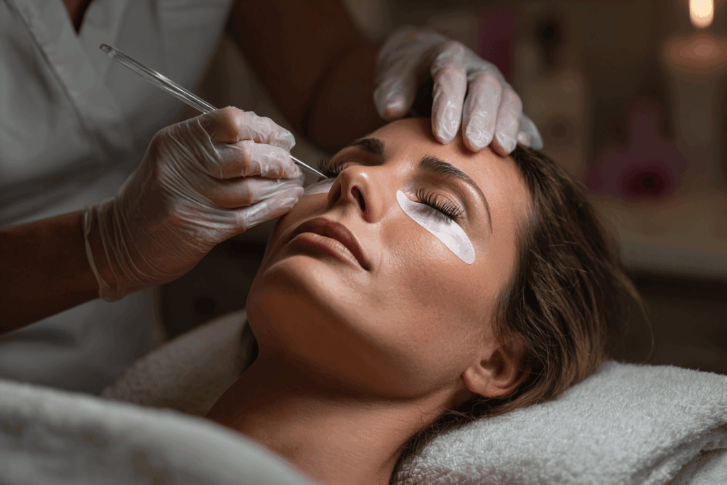 prestation d'extensions de cils enceinte grossesse