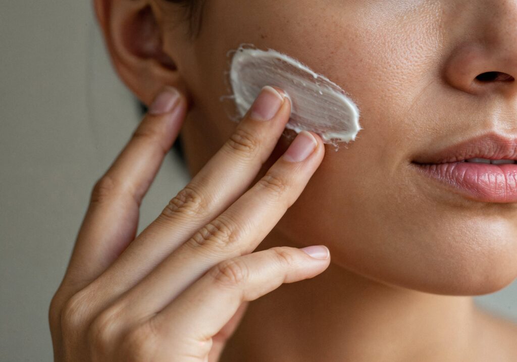 glutathion sur la peau crème visage éclaircissant