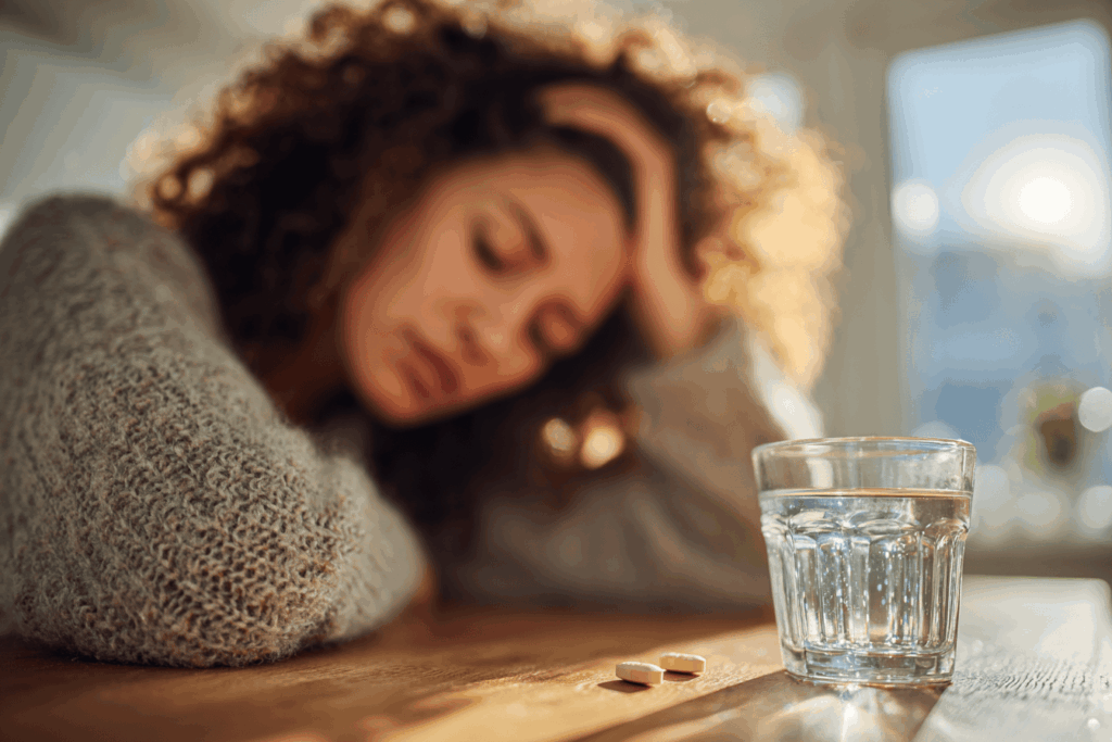 quelle ddifférence entre antalgique analgésique personne tenant sa tête douleur migraine antalgique analgésique