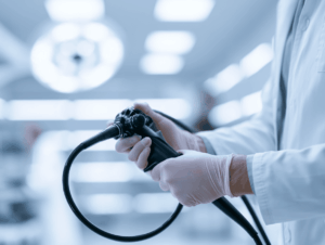 vue rapproché d'un médecin avec appareil pour Prothèse œsophagienne