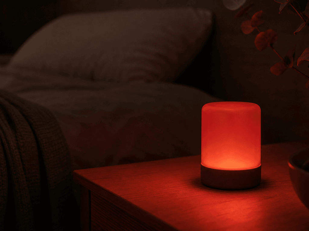 Mélatonine et lumière du soir veilleuse de nuit sommeil apaisant